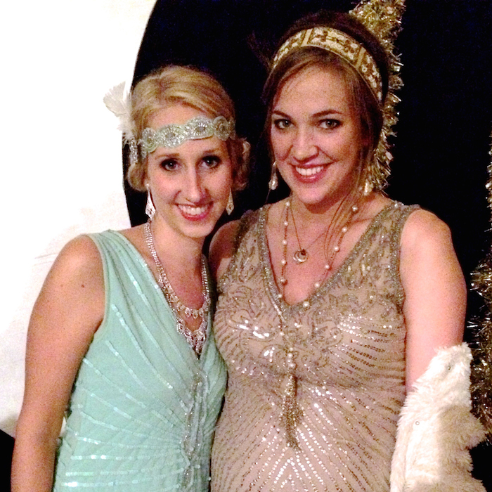 All dressed up for a 20's themed party // THE HIVE