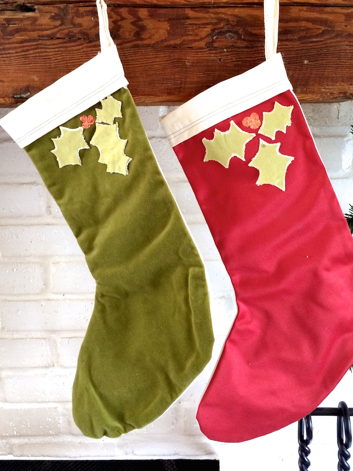 Handmade Christmas Stockings // THE HIVE