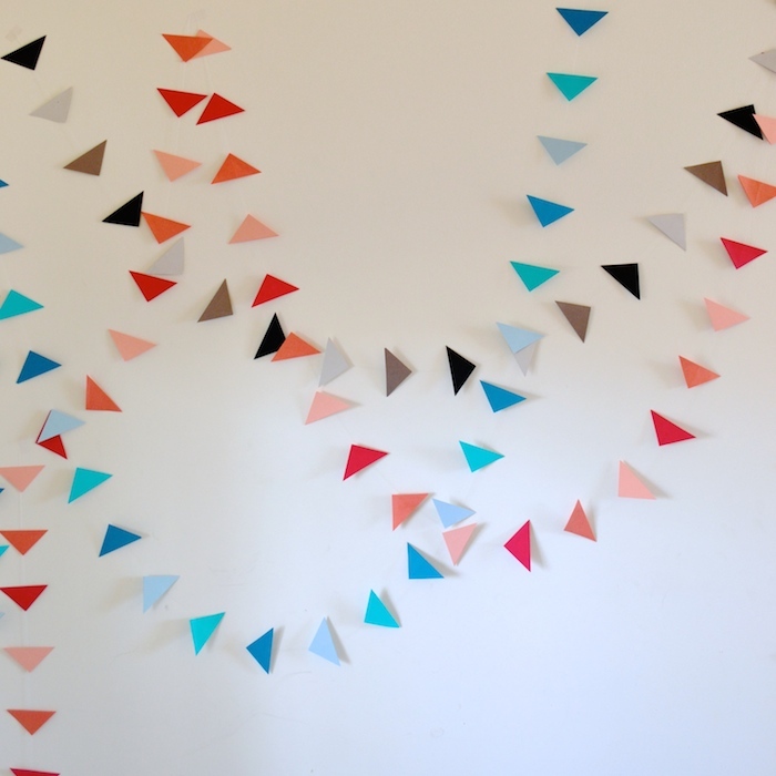Floating Party Garland by The Lovely Bee Paper Co. // THE HIVE