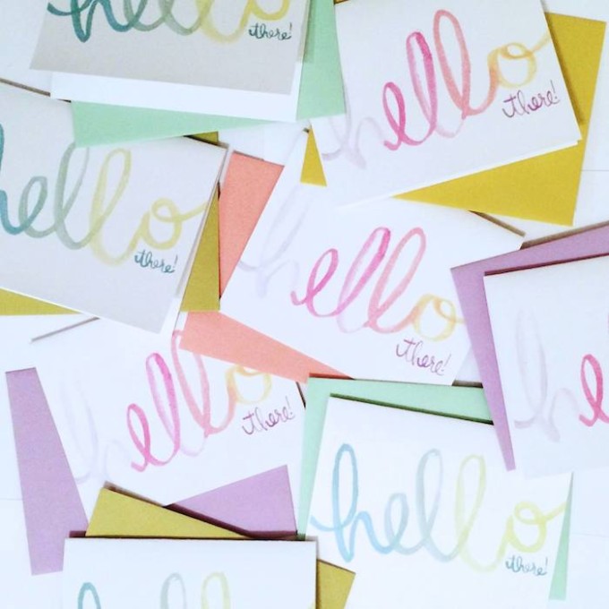 Original stationery designs by The Lovely Bee Paper Co. // www.thehiveblog.com