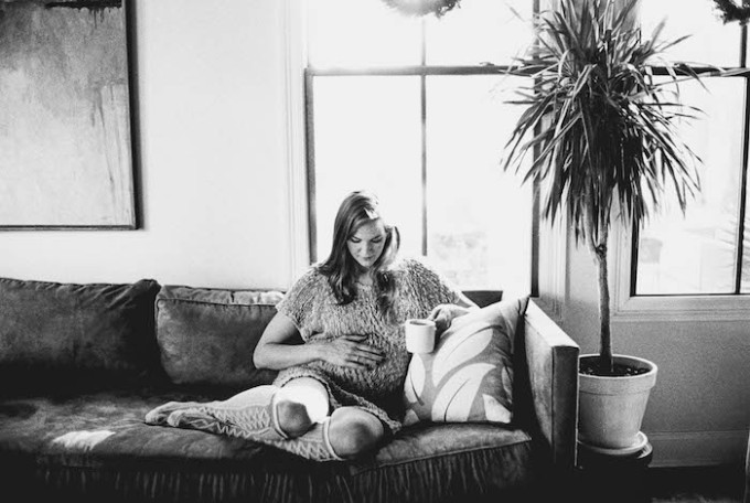 Black and White Lifestyle Maternity photos on film by Mississippi photographer Beth Morgan // www.thehiveblog.com
