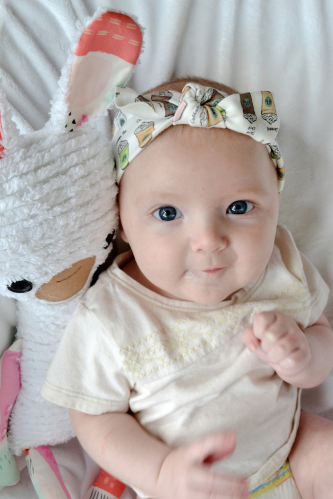 Simple, different, comfortable headbands for baby girls // www.thehiveblog.com