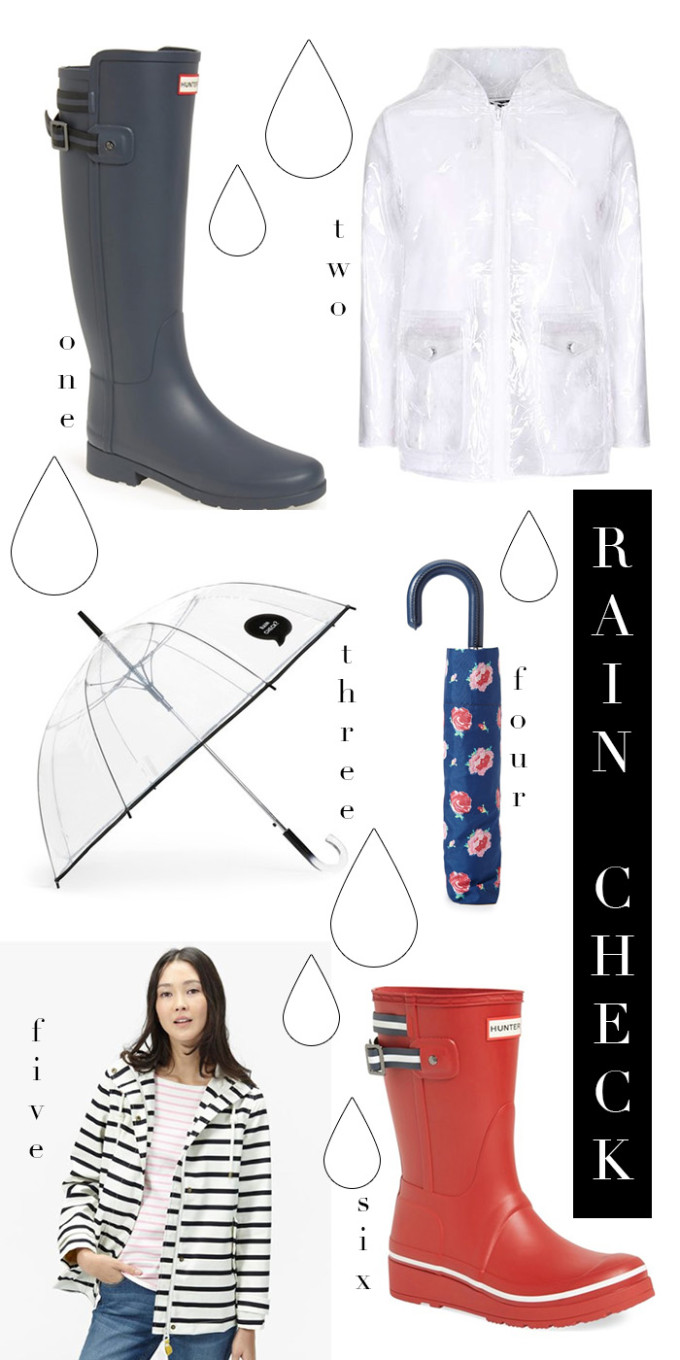 RAIN CHECK! rainy day essentials