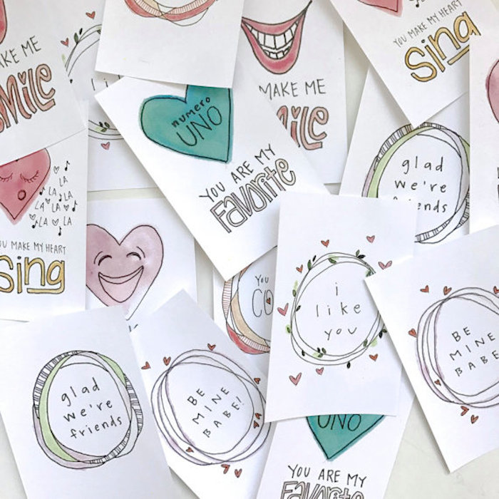Printable Valentines by The Lovely Bee 