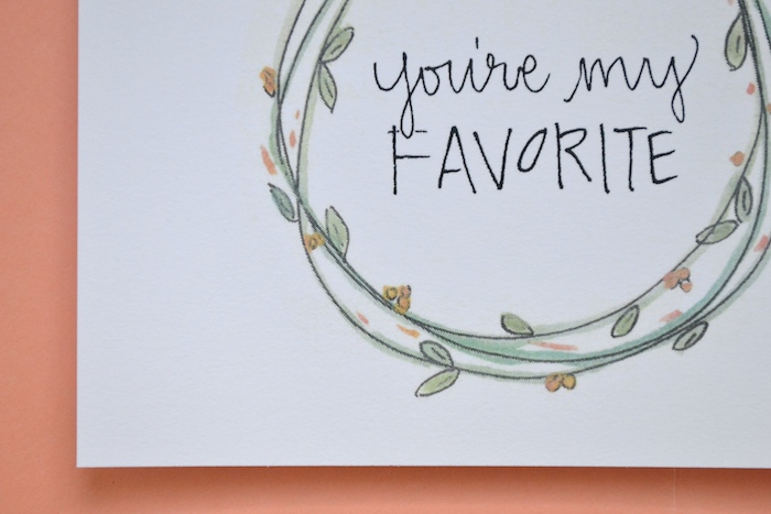 You're my favorite // by The Lovely Bee 