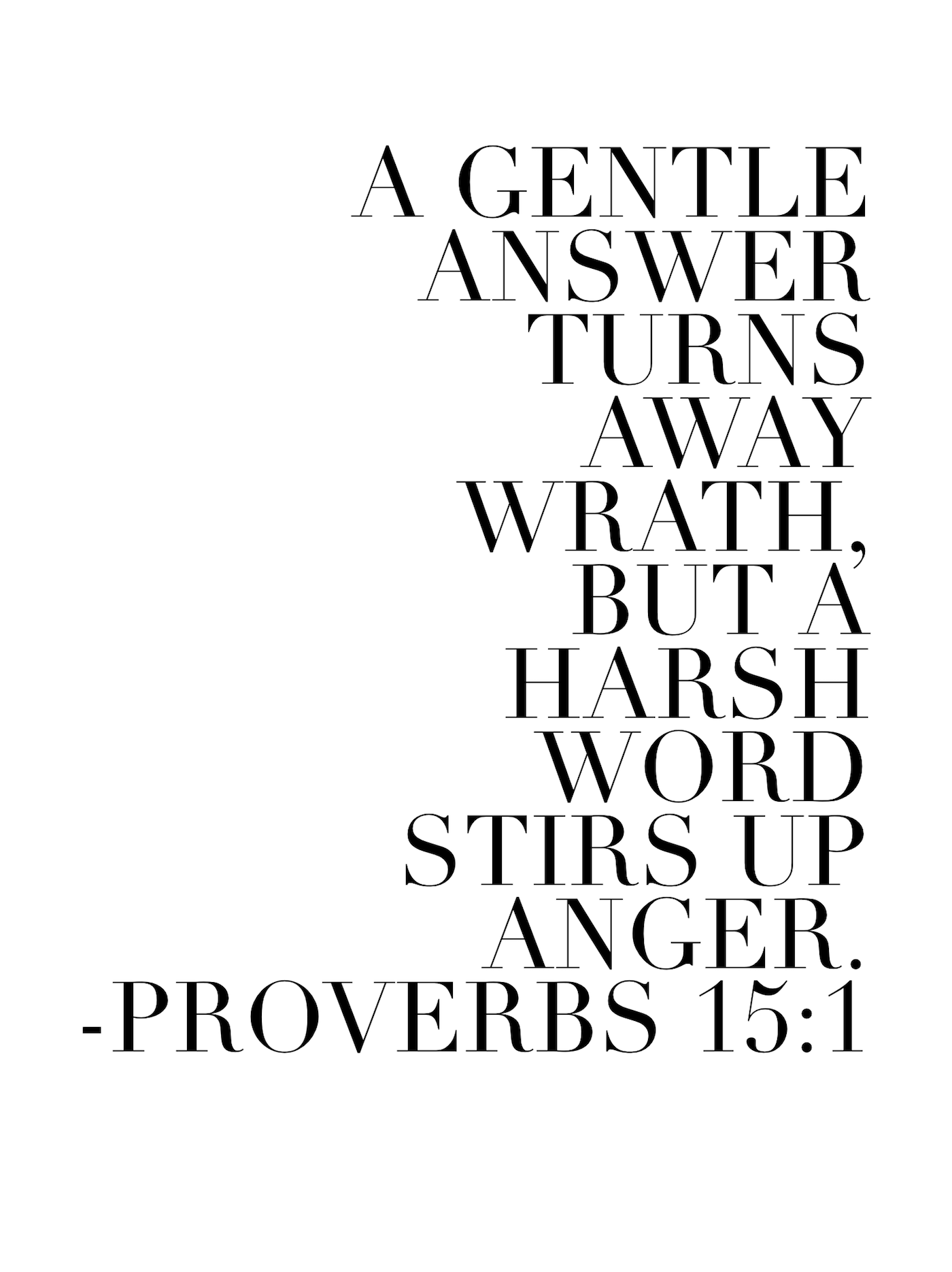 Proverbs 15:1 // www.thehiveblog.com