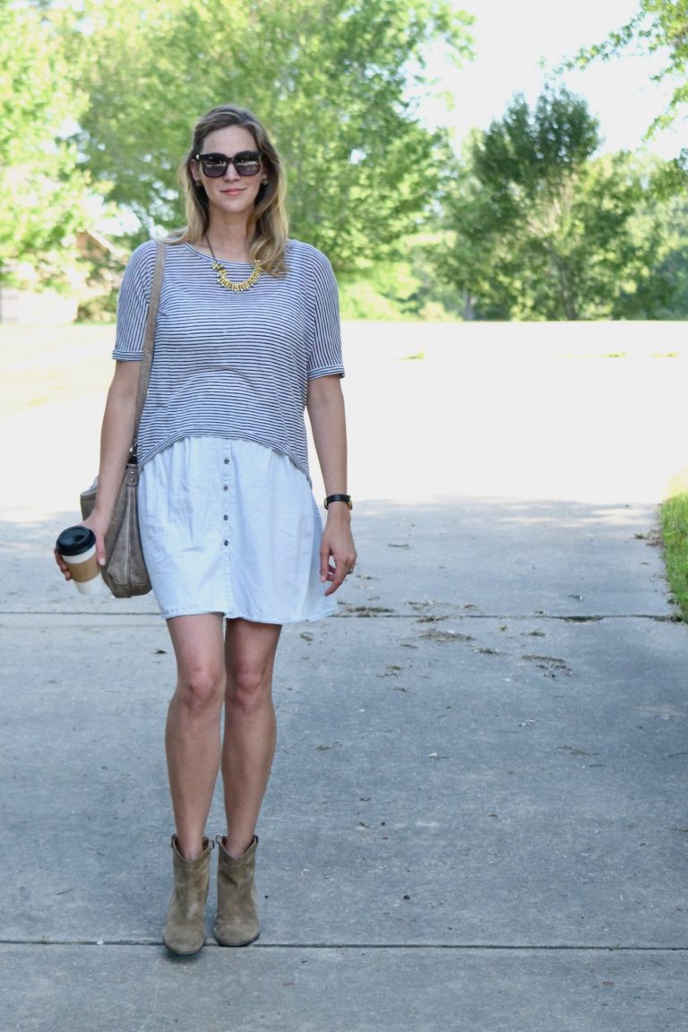 Layering while pregnant: How to dress in the first trimester // www.thehiveblog.com