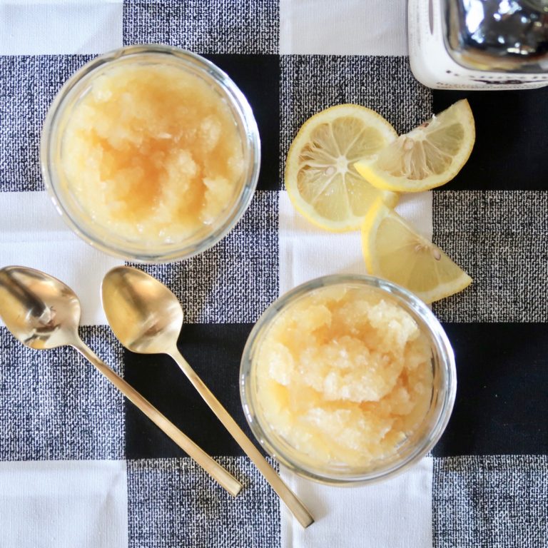 Bourbon Slush Recipe // perfect for a warm southern fall when you want bourbon, but you also want cool & refreshing // www.thehiveblog.com