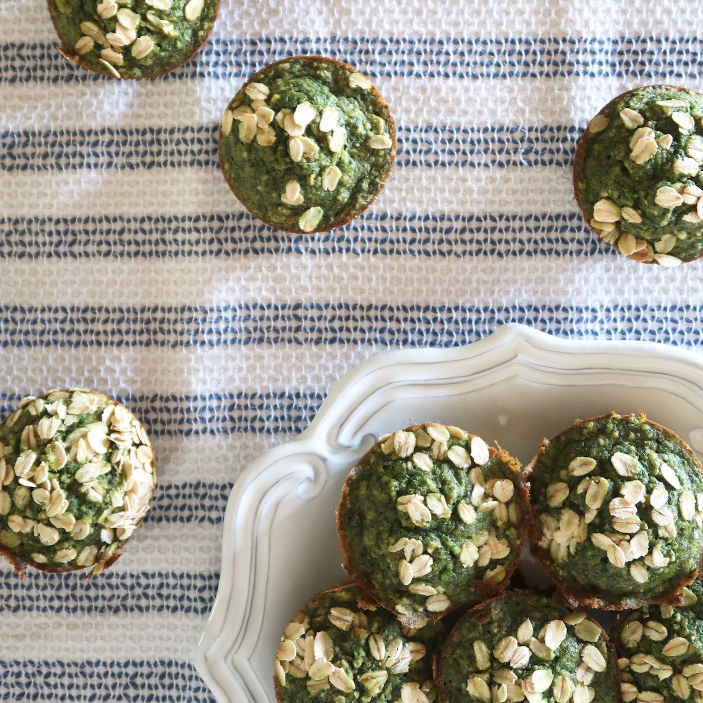 Ninja Turtle Muffins (packed with spinach and have no processed flour or sugar!)