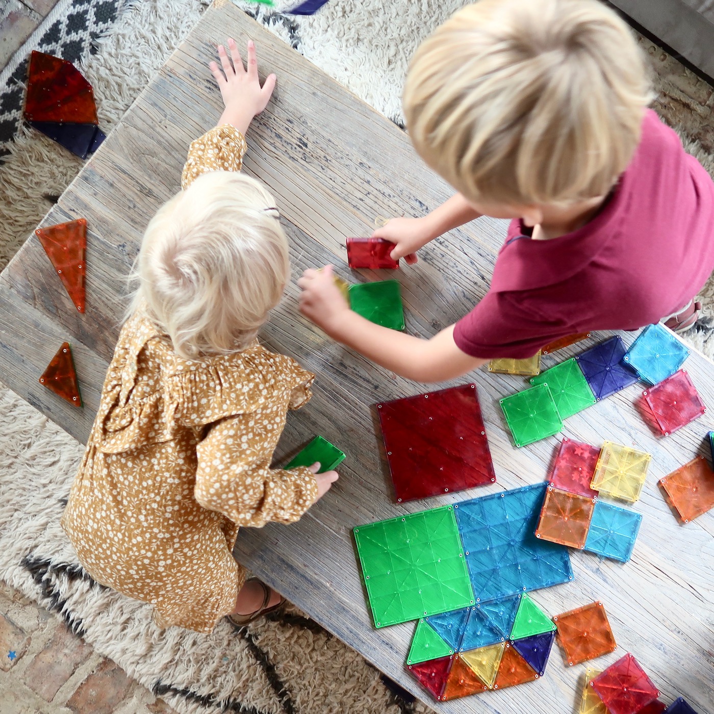 Magna-Tiles -- the perfect toddler / preschooler gift! 