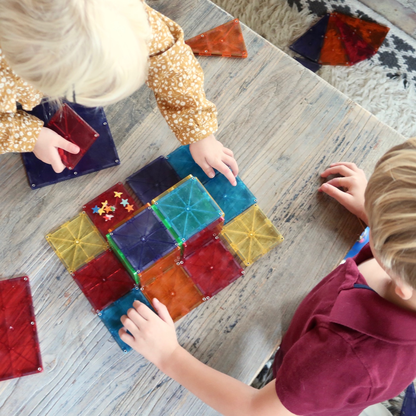 Magna-Tiles -- the perfect toddler / preschooler gift! 