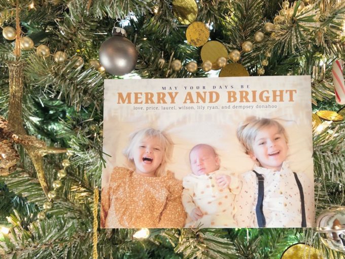 Merry and Bright and Slightly Insane // Taking Christmas Card Photos with Three Under Four