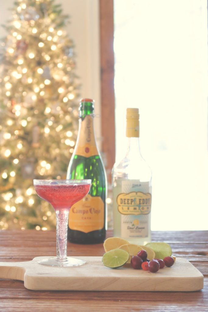 Christmas Champagne Cocktail 
