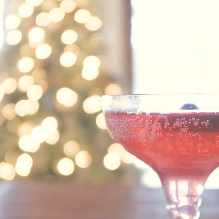 Christmas Champagne Cocktail