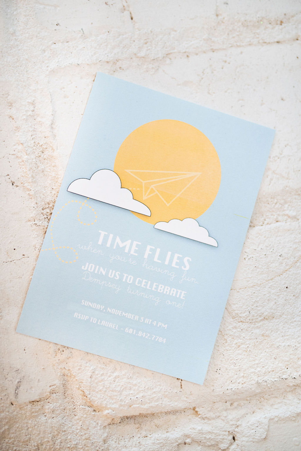Time flies when you're turning ONE! // Airplane themed first birthday party