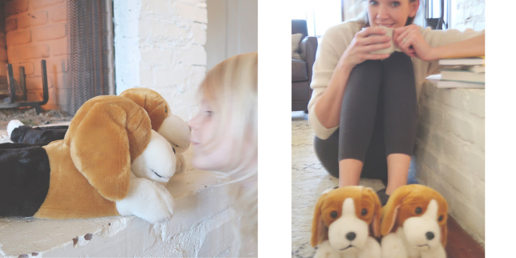 Start your day off better with BEAGLE SLIPPERS! 