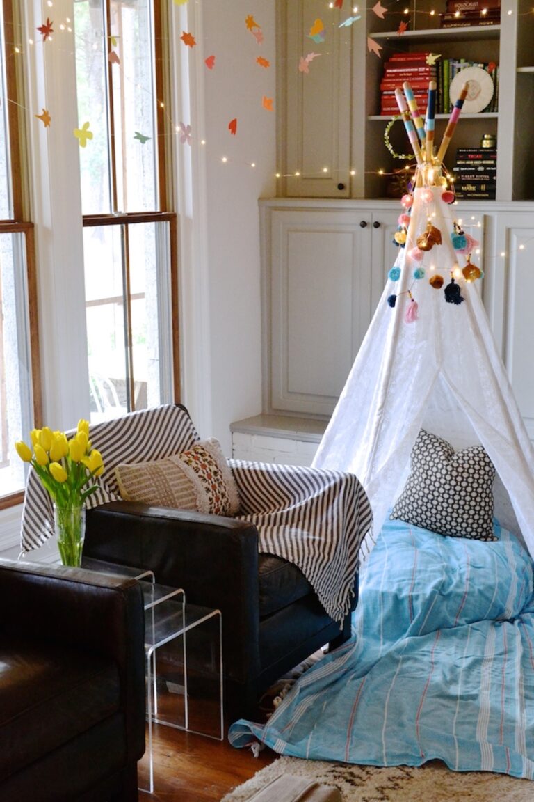 The many uses of CB2 Acrylic Nesting Tables