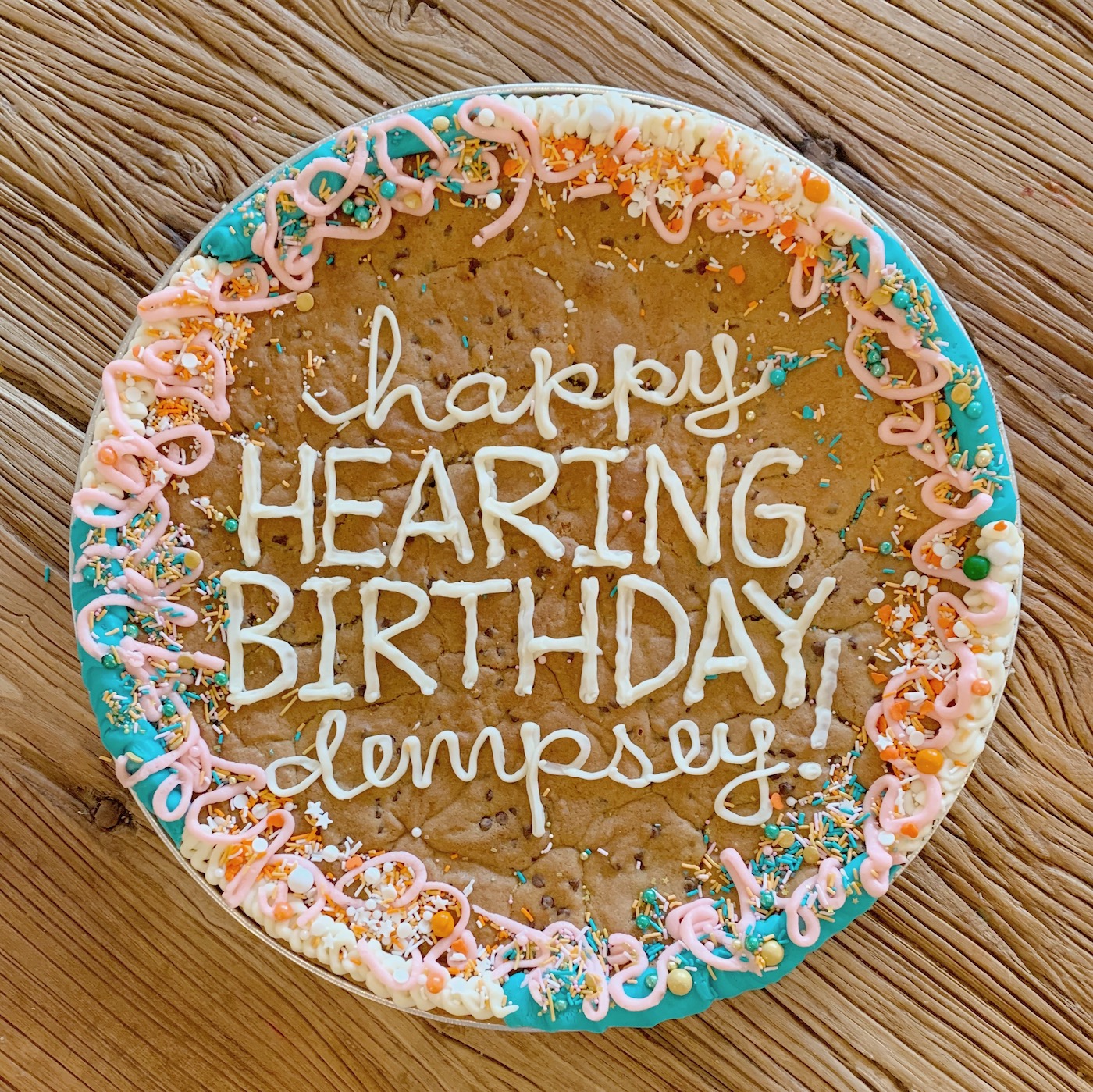 Dempsey's Hearing Birthday. His cochlear implants have been turned on for one whole year now! 