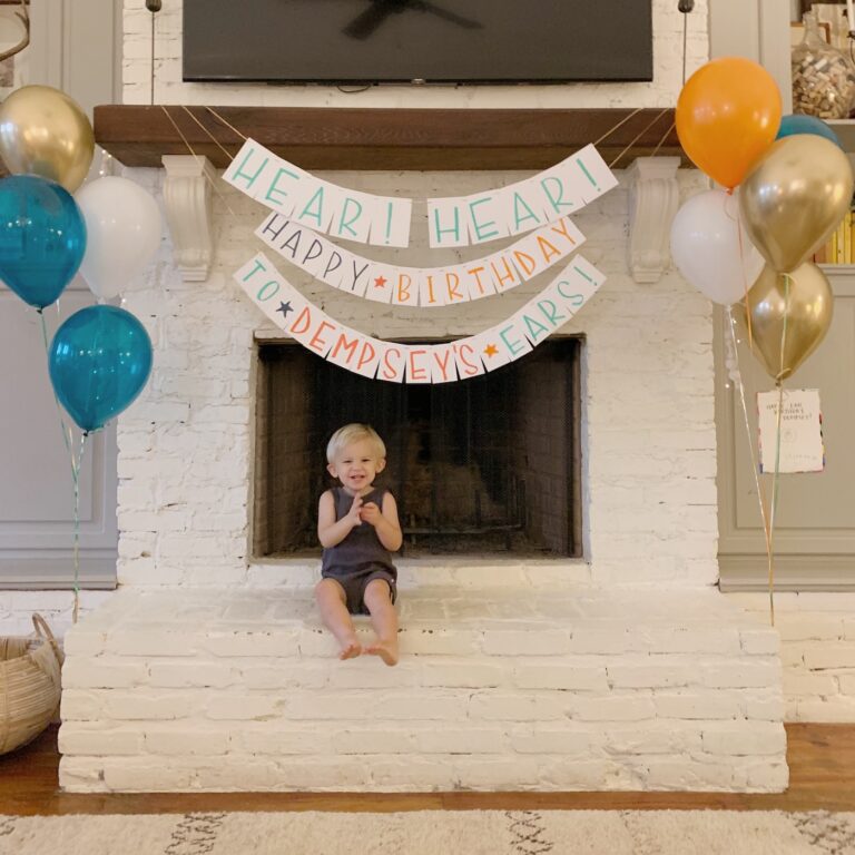 Dempsey's Hearing Birthday. His cochlear implants have been turned on for one whole year now!