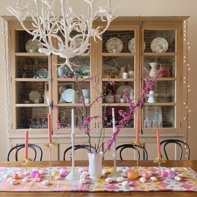 Spring/Easter dining room decor