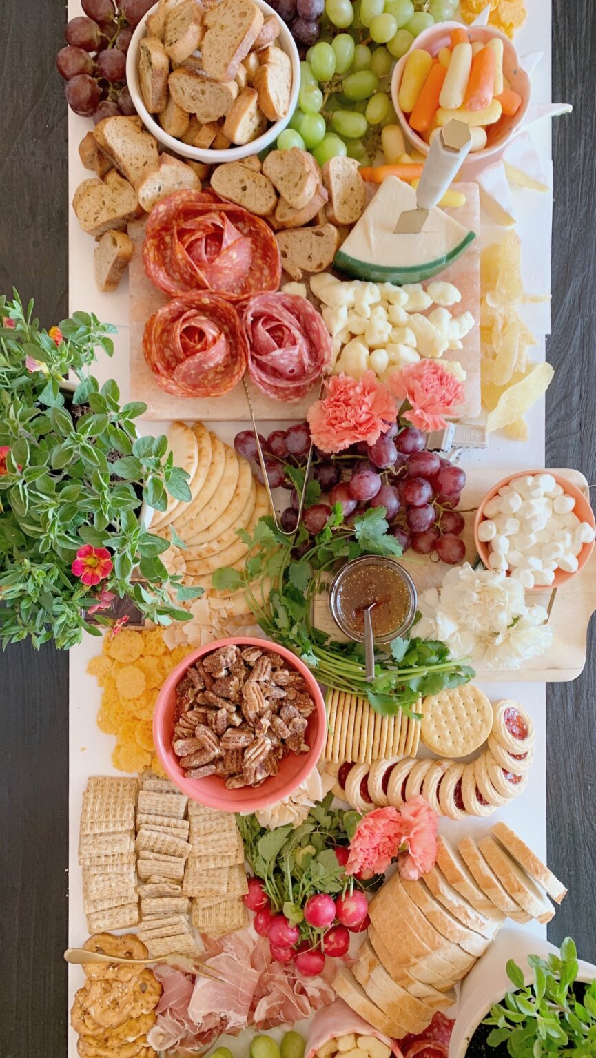Garden Party Charcuterie Table - THE HIVE