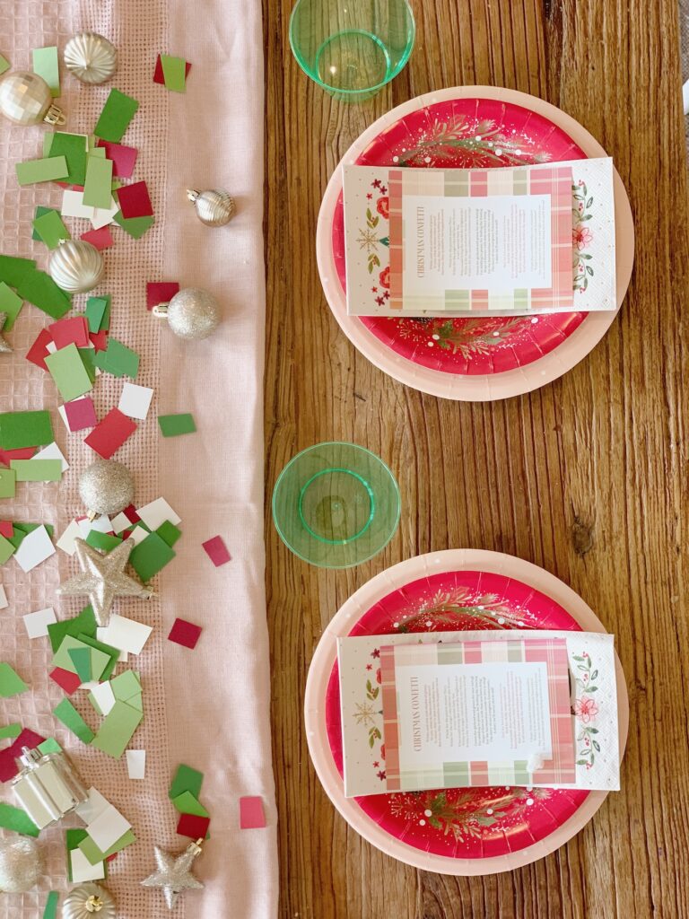 CHRISTMAS CONFETTI - a poem that keeps the focus on JESUS while also helping create some magic and whimsy! Get your printable now!