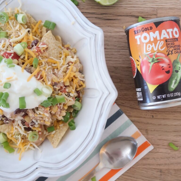 Chicken Tortilla Soup made with Tomato Love diced tomatoes