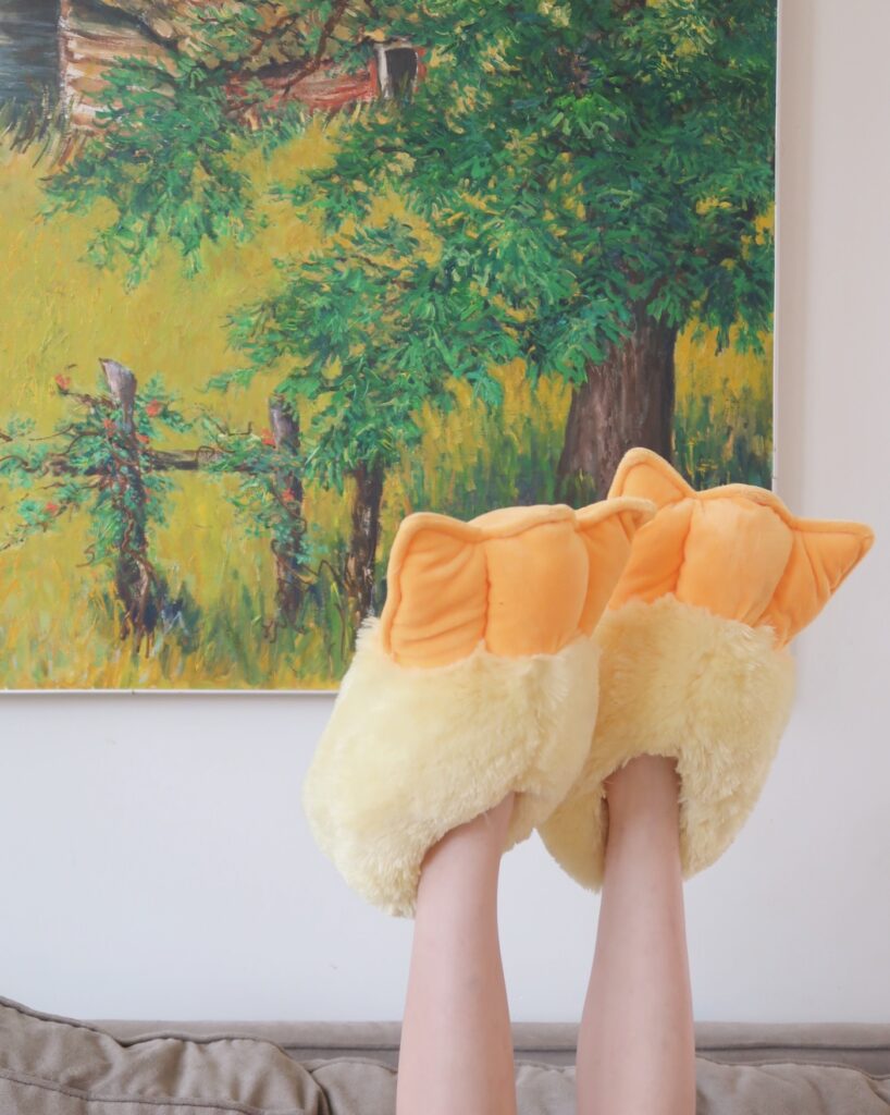 Fun slippers perfect for Easter!