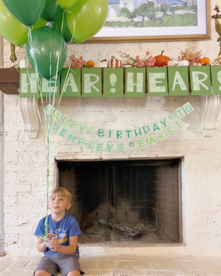 Happy birthday to your ears! // cochlear implant activation day party // thehiveblog.com