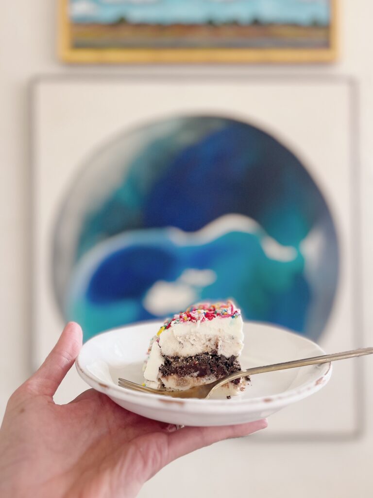 Homemade Ice Cream Cake
