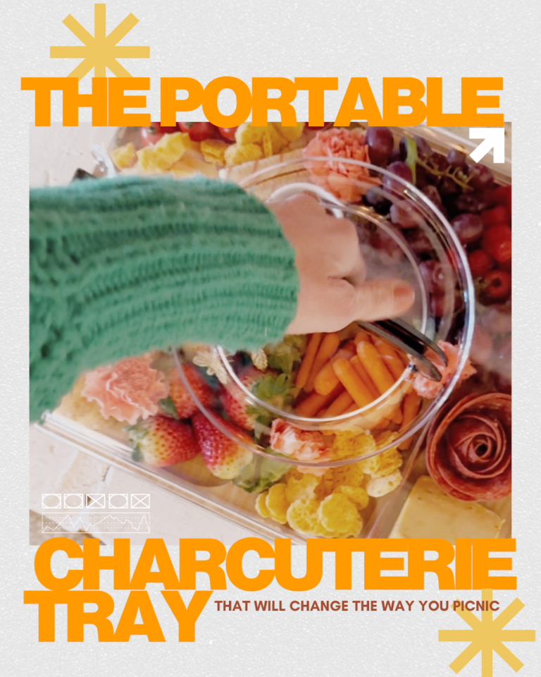 The most fun little portable charcuterie tray!
